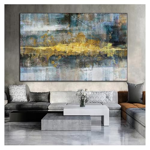 IHHGNB Pintura al óleo impresa en lienzo, carteles e impresiones modernos, imágenes abstractas de arte de pared para sala de estar, decoración, 50 x 70 cm (20 x 28 pulgadas), sin marco