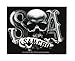 Produktbild Sons Of Anarchy Samcro Skull B/W Sticker
