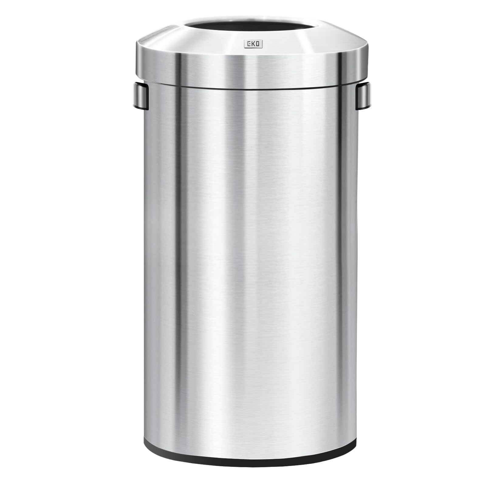 Amazon.com: EKO 32-Gallon Round Stainless Steel Open Top Trash Can