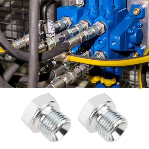 Image of 4Pcs 1 /2 inch BSP Male Plug Ends Hydraulic Blanking Fittings for Hydraulic Ports