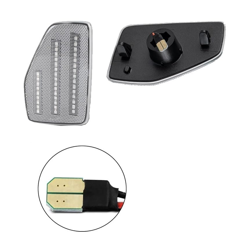 2 szt. zderzak błotnik boczne światła kierunkowskazów dla H3 2006-2010 H3T 2009-2010 39smd bursztynowy OEM#15873638(Smoked)