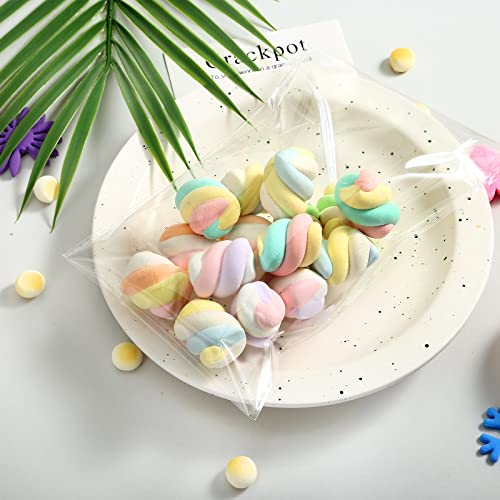 Bäcker & Lecker Cellophantüten selbstklebend 200 Stück transparente Plastiktüten Selbstklebende OPP Beutel 13 x 19 cm für Süßigkeiten Geschenk Keks Schmuck