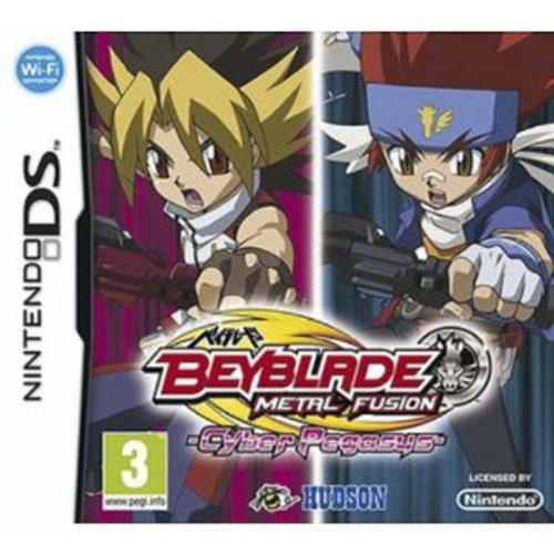 Beyblade metal fusion : cyber pegasus + toupie