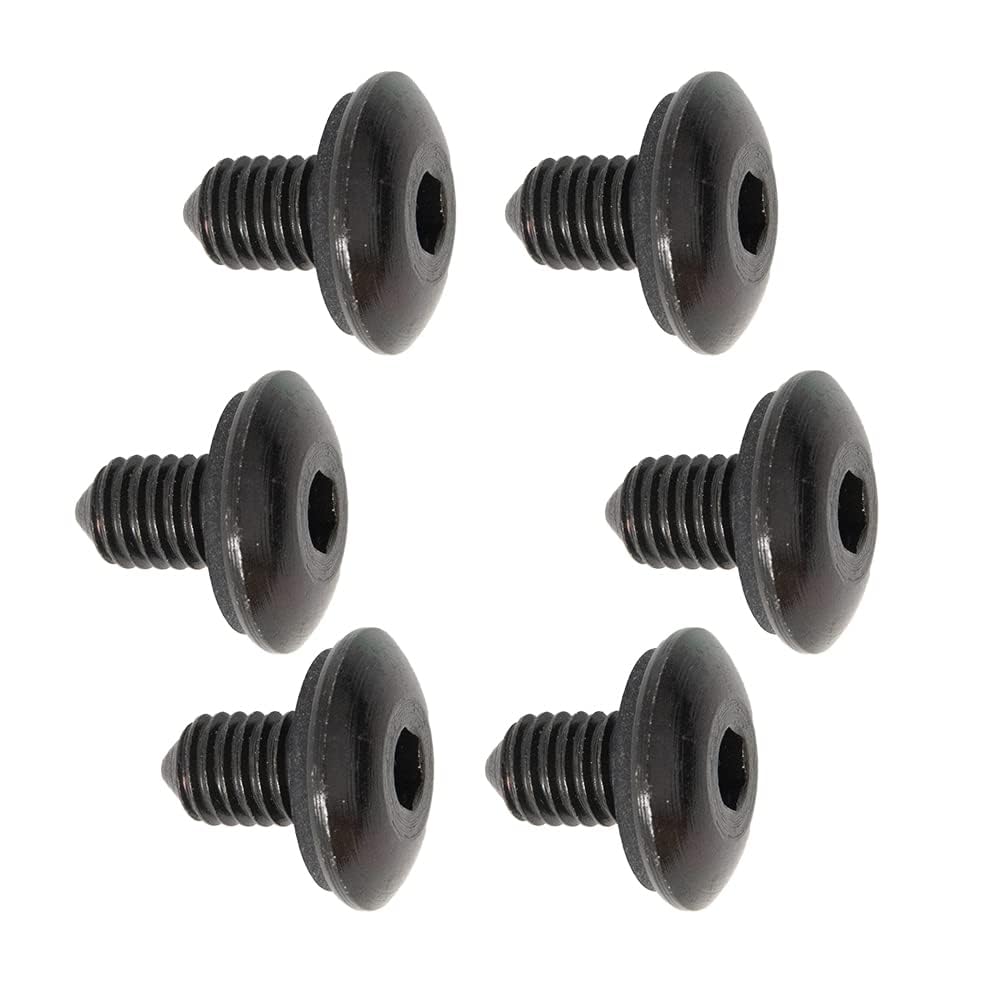 Car Roof Blanking Screw Bolt Bolts (Set of 6) with Washers Compatible with VW Caddy & Transporter T5 T6, Black, M8x1.25 - Image 2