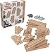 Thomas & Friends Wooden Railway Toy, Expansion Clackety Track Pack, Set of 22 Wood Pieces for Preschool Kids Ages 3+ Years