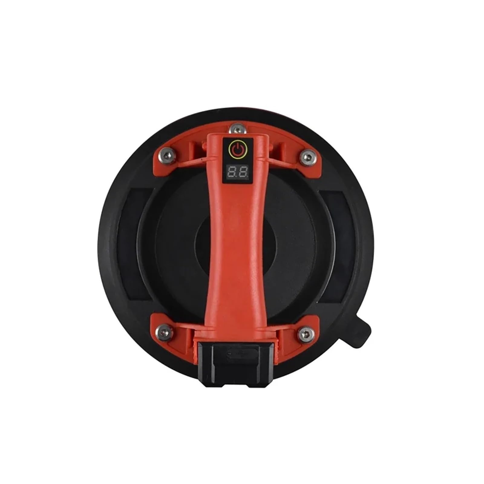 Ventosa de vacío eléctrica 8 pulgadas, ventosa rodamiento 200kg for vidrio azulejos granito Elevación de paneles de madera(Rot)