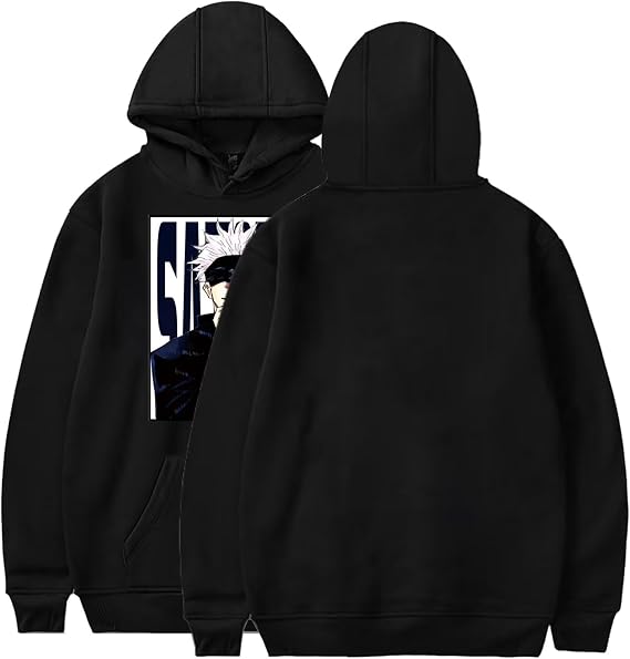 ACEFAST INC Cool Satoru Gojo Itadori Yuji Nobara Unisex Tops Harajuku Anime Unisex Hoodie Pullovers