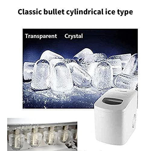 Fabricadora de hielo portátil de 9 cubos en 6-8 minutos miniatura 3