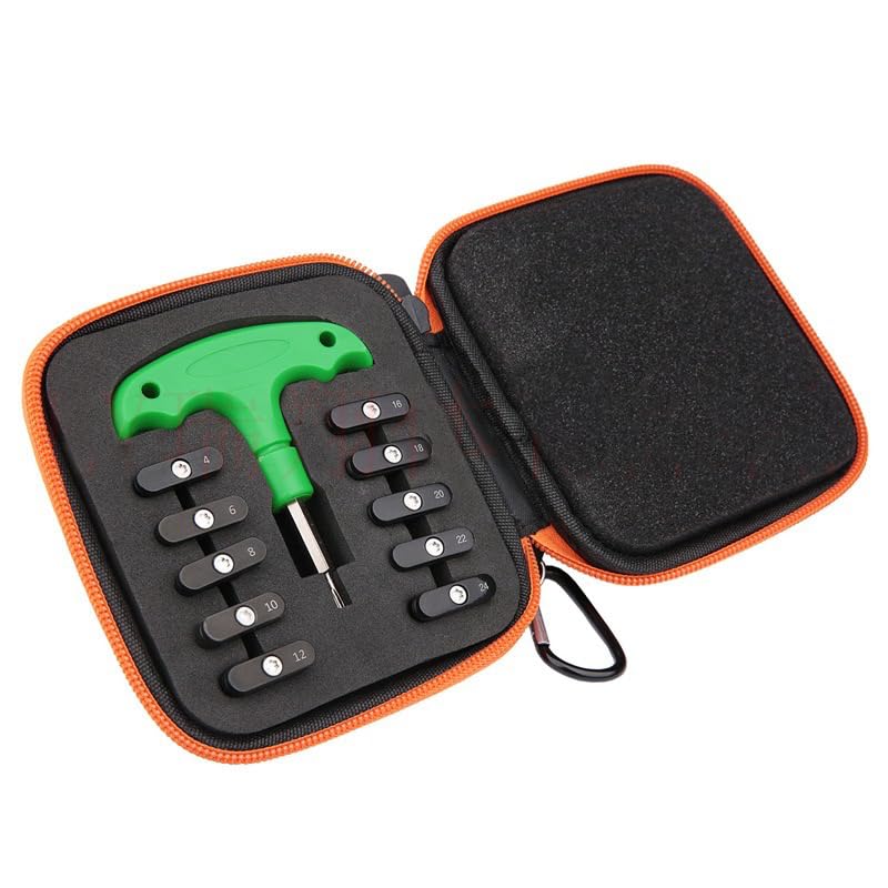 DREE 10x Golf Weight Screw Compatible Fit for Odyssey Tri-Hot 5k Seven Double Triple Wide Rossie DB S CH, Eleven Series, White hot seven Versa putter (18g+20g+22g+24g+26g), Black