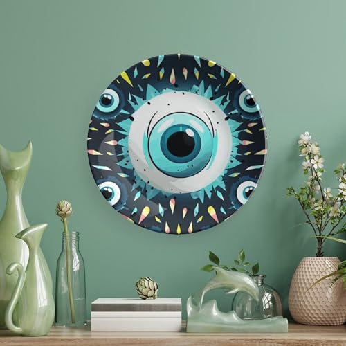 Plato Decorativo Bone China Ojos Malignos 6 Pulgadas miniatura 5
