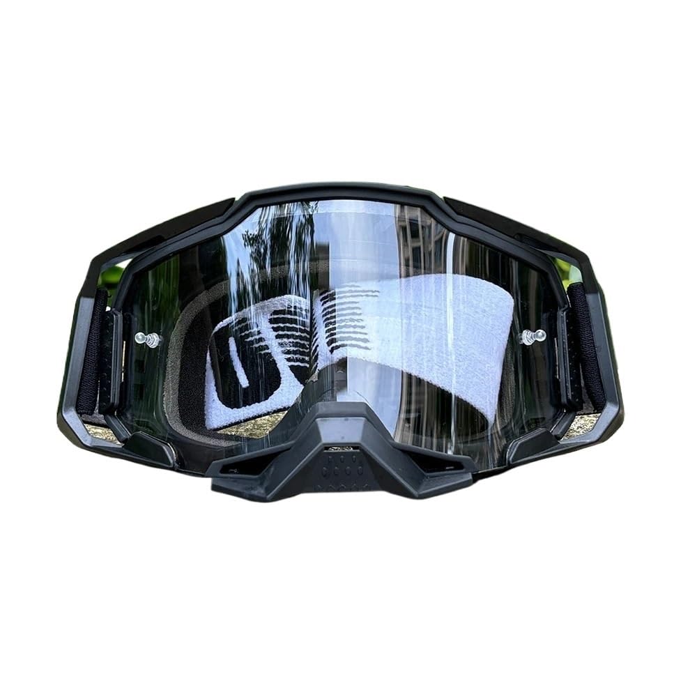 Generico Occhiali Moto,Mascherina Moto,Mascherina Motocross Occhiali da sole for motocross moto for esterni for occhiali for casco