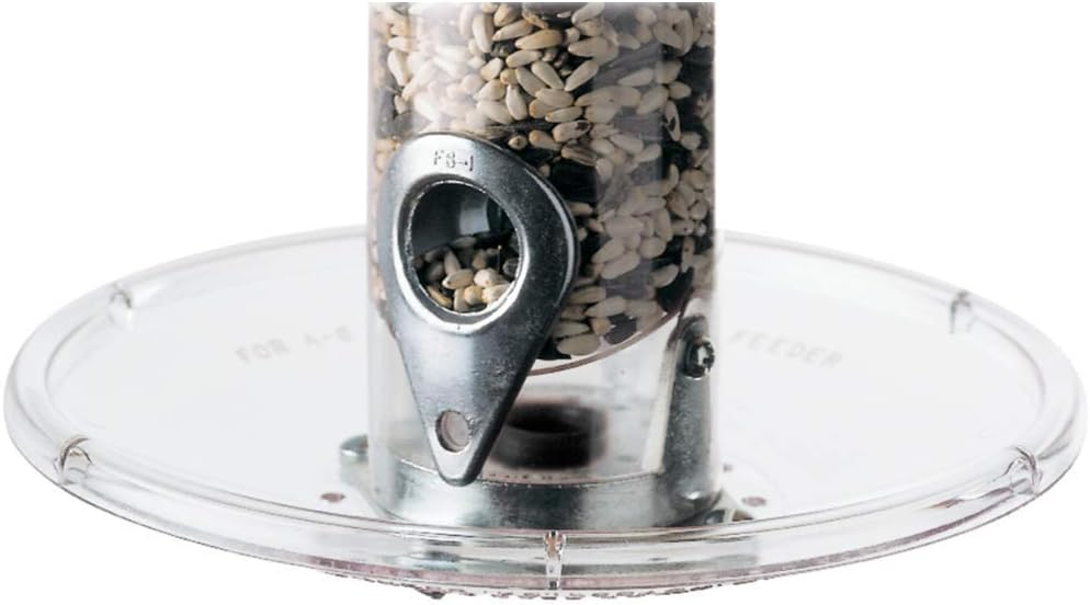 Droll YankeesBird Feeder Tray, Seed Catcher Accessory Attachment, 7.5-Inch Diameter