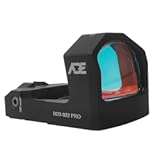 ADE RD3-022 Artemis PRO Motion Activated, Multi-6 Reticles RED Dot Sight for Optics Ready Pistol That is Compatible with Trijicon RMR SRO Footprint/Slide/Screw Pattern – Compact Reflex CCW Optic Ready