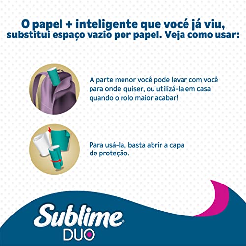 Papel Higiênico Sublime Galinha Pintadinha Folha Dupla, 12 rolos Duo - com parte destavável para lev