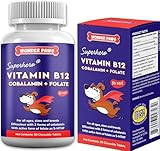 Wonder Paws B12 Supplement for Dogs – Vitamin B-12 for All Ages, Sizes & Breeds – Vitamin B12 for Dogs as Superior Methylcobalamin, Cobalamin & Folate (5-MTHF) – 90 Beef Flavored Chewables