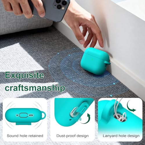 image for R-fun for AirPods Pro 3 Case (2025), Soft Silicone Protective Case Cov