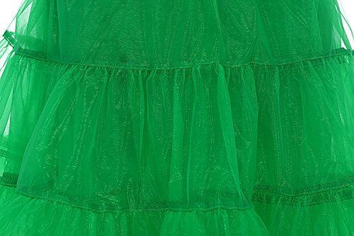 Image of Bbonlinedress Women's 50s Petticoat Skirt Vintage Tutu Crinoline Underskirt 25 inch