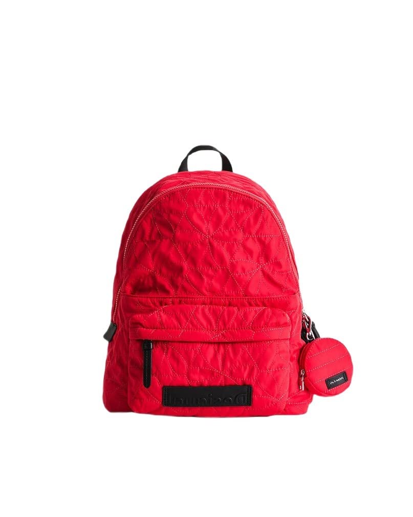 Desigual Mujer Rojo Back_prisma Mombasa, Backpack Medium Es,  Única