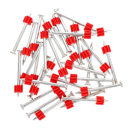 SOLUSTRE 100pcs Wall for Concrete Nail Fixing High Load-bearing for Wall Fastening