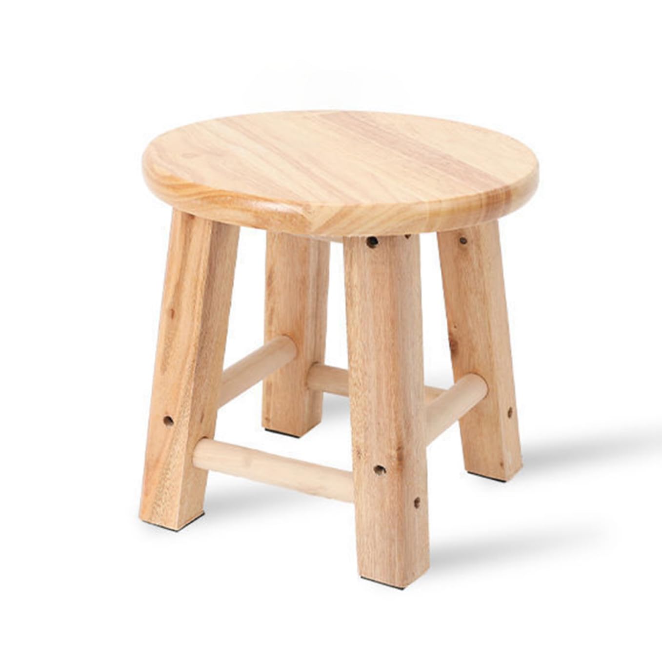 Amazon.co.jp: THLD ハイスツール 木製 スツール 丸型 天然木 木製
