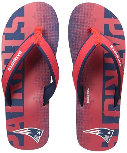 NFL Mens Contour Fade Wordmark - Mens, New England Patriots, Medium