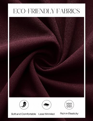 Image of DRESSTELLS Women's Cocktail Dress Summer Wedding Guest Party Vintage 3 /4 Bell Sleeve V Neck A-Line Dress
