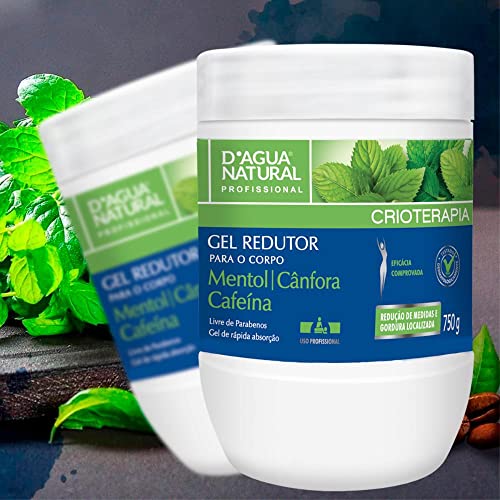 D'AGUA NATURAL Gel Redutor D'Agua Natural 750 G