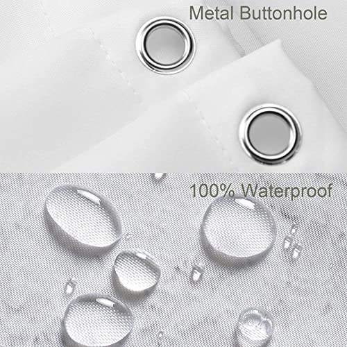 Christmas Shower Curtain, Funny Waterproof Shower Curtains Navy Blue Bath Curtain Kids Cute Bathroom Set With Hooks For Thanksgiving Christmas Decoration Home Decor 66"X72" #TOP2