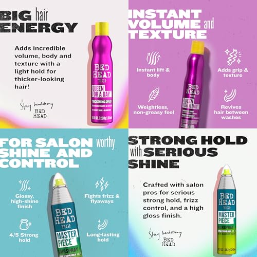 Set de Spray para Cabello Bed Head Duo Voluminizador y Fijador miniatura 3