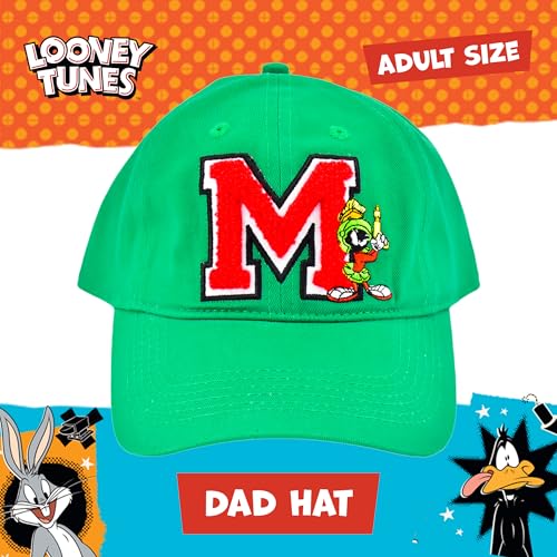 Image of Concept One Unisex Adult Looney Tunes Baseball Cap, Adult Adjustable Cotton Dad Hat with Curved Brim for Men and Women