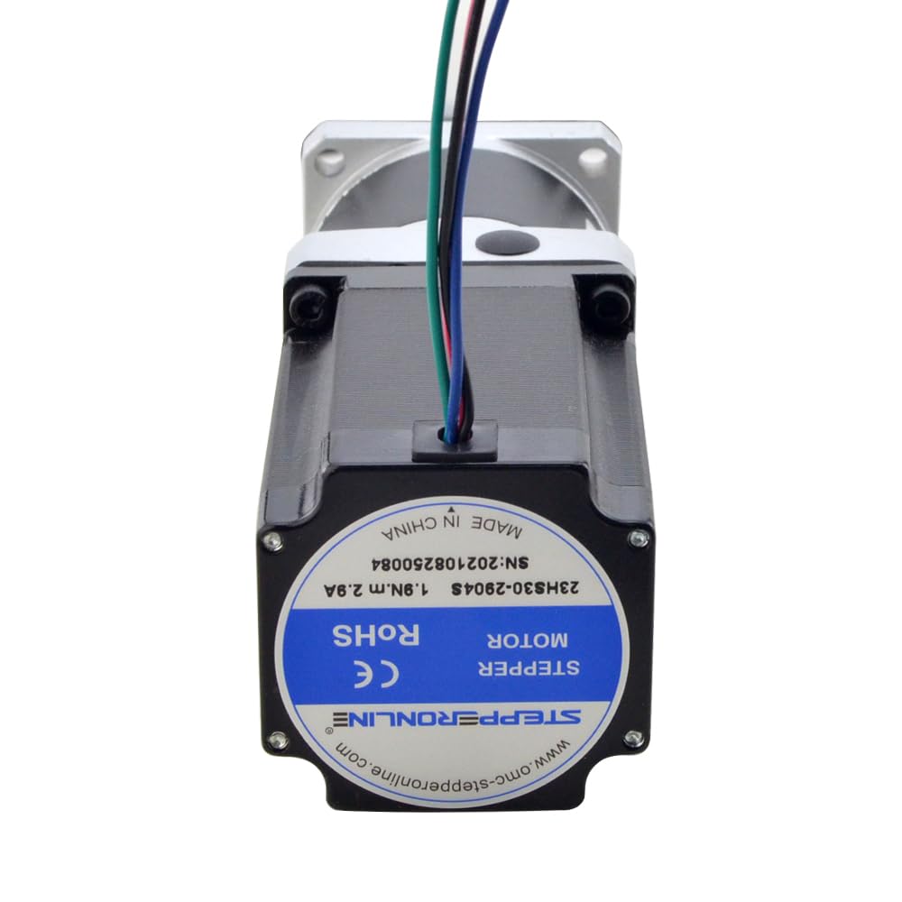 STEPPERONLINE Nema 23 Getriebe Schrittmotor L=76mm 50:1 50arcmin | MG Serie Planetengetriebe