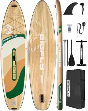 wood stand up paddle board