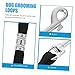 Milisten 2pcs Pet Grooming Rope Bracket Double Dog Leash Two Loop for Pet Beauty and Bathing