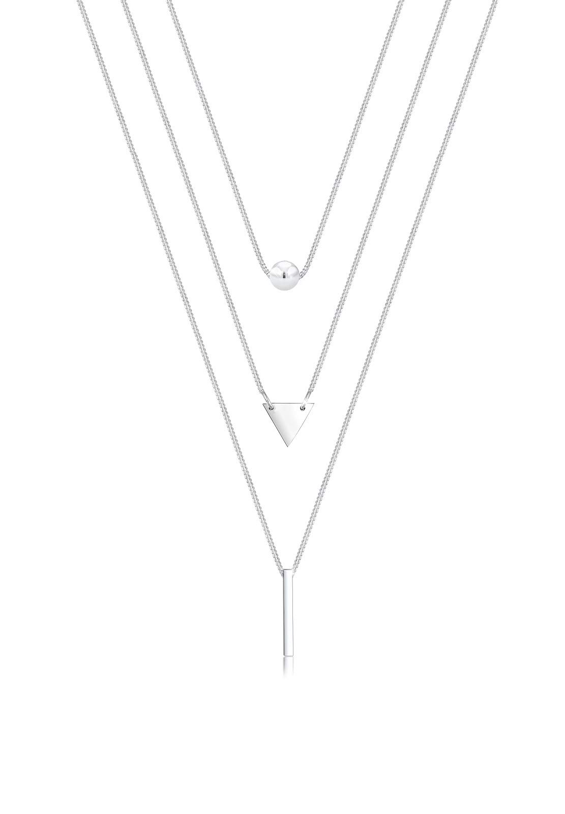 Elli Women's 925 Sterling Silver Pendant Necklace 0109370617_40 - 40cm length