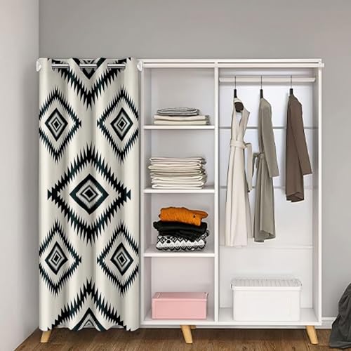 Rideau occultant garçons filles pour chambre avec décor noir