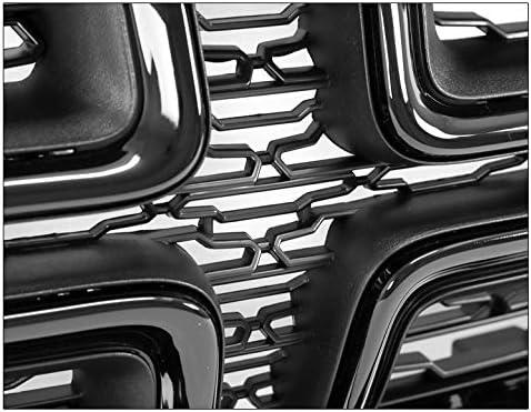 Miniatura 2 de ZMAUTOPARTS Parrilla de parachoques delantero estilo OE negro brillante compatible con Dodge Charger 2015-2019