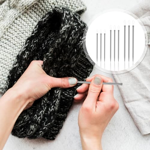 image for lasuroa 9pcs Yarn Needle, 3 Sizes Large Eye Tapestry Needle for Yarn D