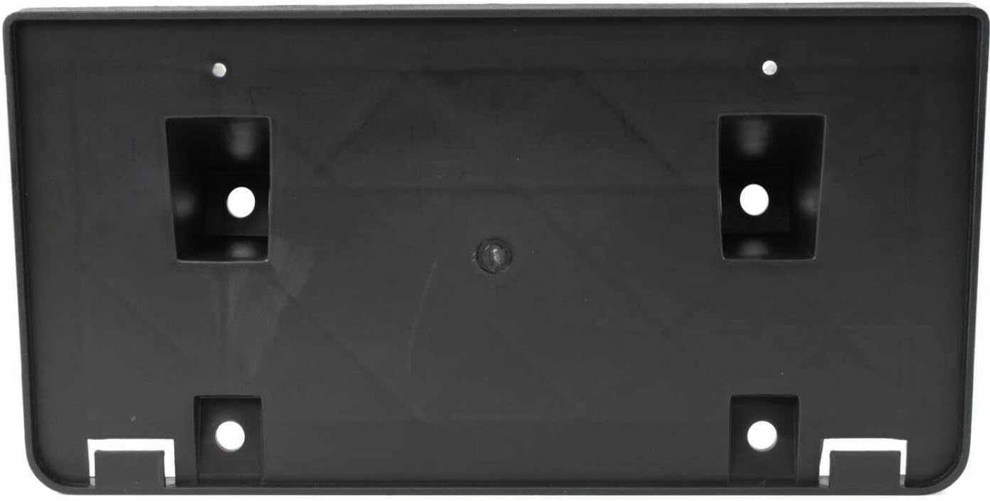 DAT AUTO PARTS Front Bumper License Plate Frame Tag Mounting Bracket Holder Replacement for 1994-2002 Dodge Ram 1500 2500 3500 Pickup Truck Black Textured Plastic CH1068108 55295455AE