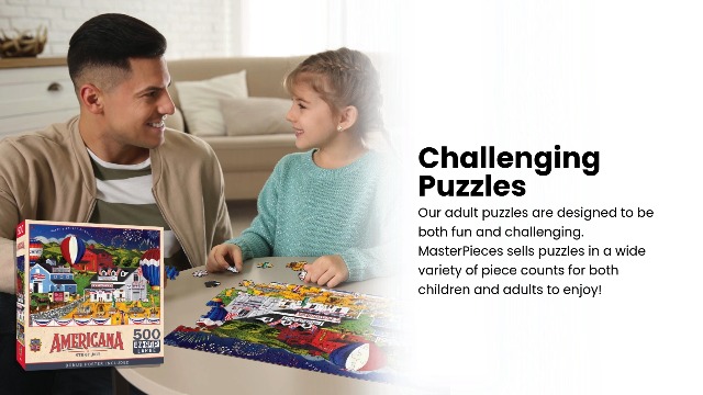 Amazon.com: MasterPieces 500 Piece EZ Grip Jigsaw Puzzle for