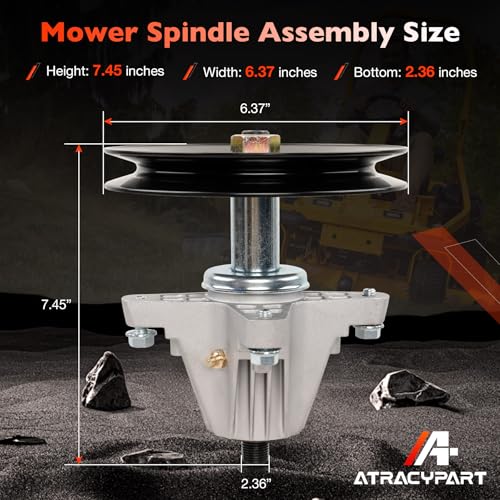 ATRACYPART 618-09395 Mower Deck Spindle Assembly, Compatible with Cub Cadet MTD Craftsman Troy Bilt ZT1 ZTS1 Z5400 Z5450 Mustang Z46 46-Inch Deck 618P09395 by ATRACYPART - Image 7