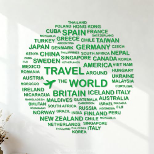 Stickers muraux Voyages dans le monde, tourisme de pays, agence
