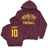 NIL Store Sam Leavitt Arizona State Football Maroon Stadium Hoodie