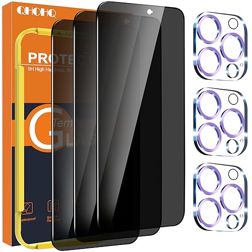 Protection écran anti-espion iPhone 15 Pro ultra résistant