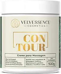 Creme Corporal Profissional para Massagem e Drenagem Linfática – Textura Leve, Ação Hidratante, Tonificante e Relaxante – Ideal para Uso Estético ou Autocuidado Diário