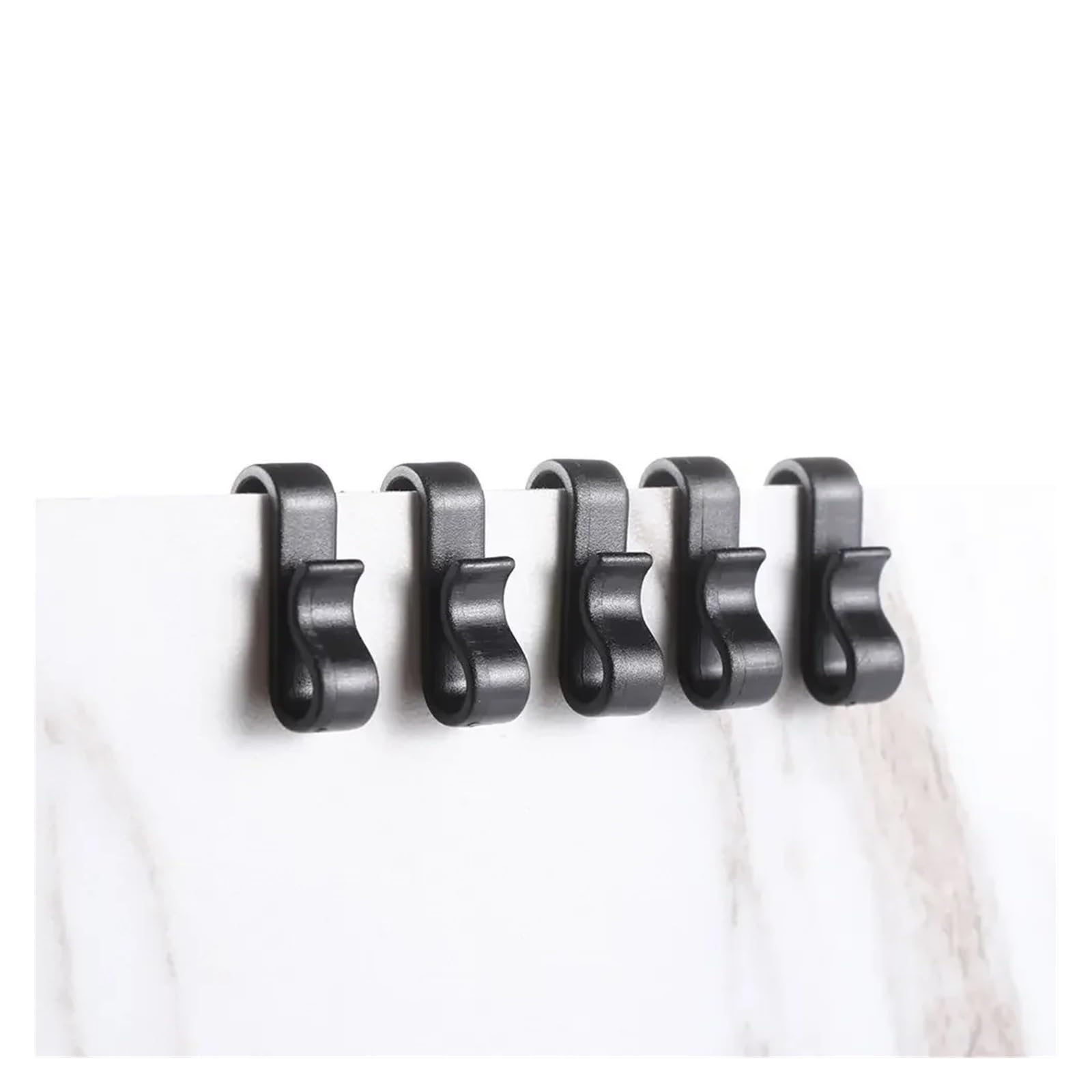 Percha Puerta Ganchos en forma de S for canaletas (paquete 10/20/50 unidades), clips resistentes for decoración con luces hadas for fiestas(50Pcs)