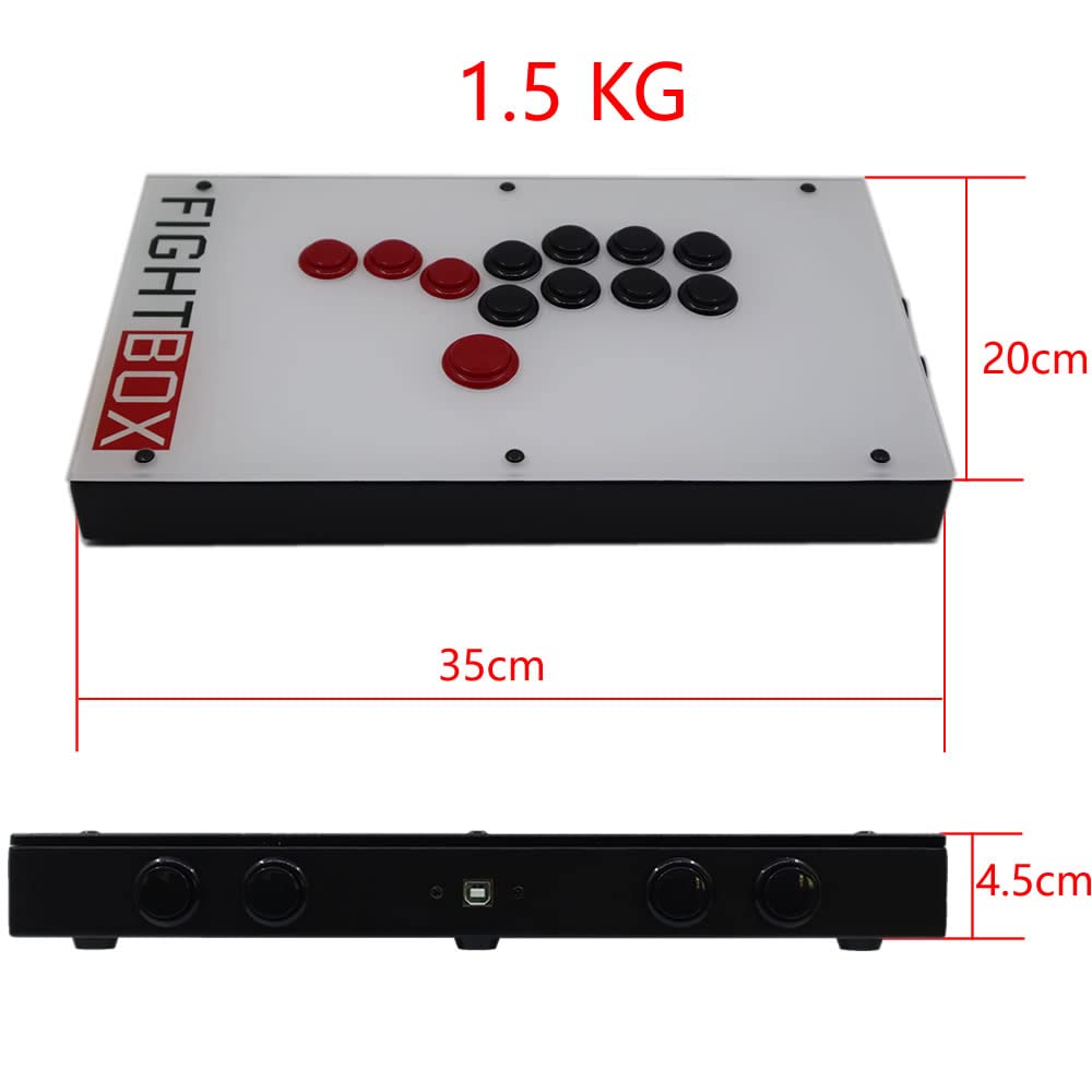 Dimensions and weight of the FightBox F1-UFB-UP5 controller