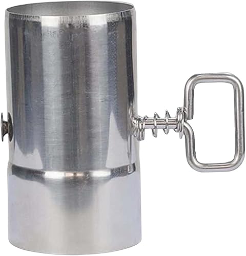 Miniatura 7 de Almencla Tubo de estufa portátil con amortiguador, tubo de chimenea, carpas calientes, estufa, tubo de extensión de combustión de acero inoxidable