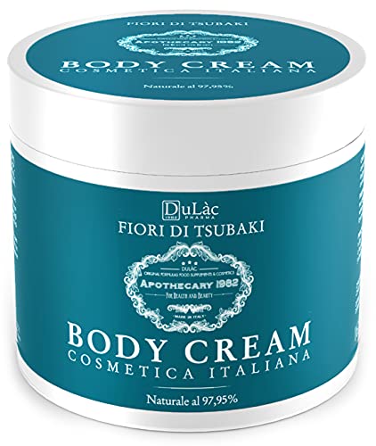 Dulac-Natural-Body-Cream-for-Dry-Skin-Body-Firming-Cream-with-Tsubaki-Oil-Vanilla-and-Passiflora-ideal-for-Women-and-Men-with-Very-Dry-Skin Dulàc Natural Body Cream Super Moisturizing and Scented Made in Italy, Nourishing for Very Dry Skin, Quick Absorption, Rich in Firming Ingredients - for Woman and Man