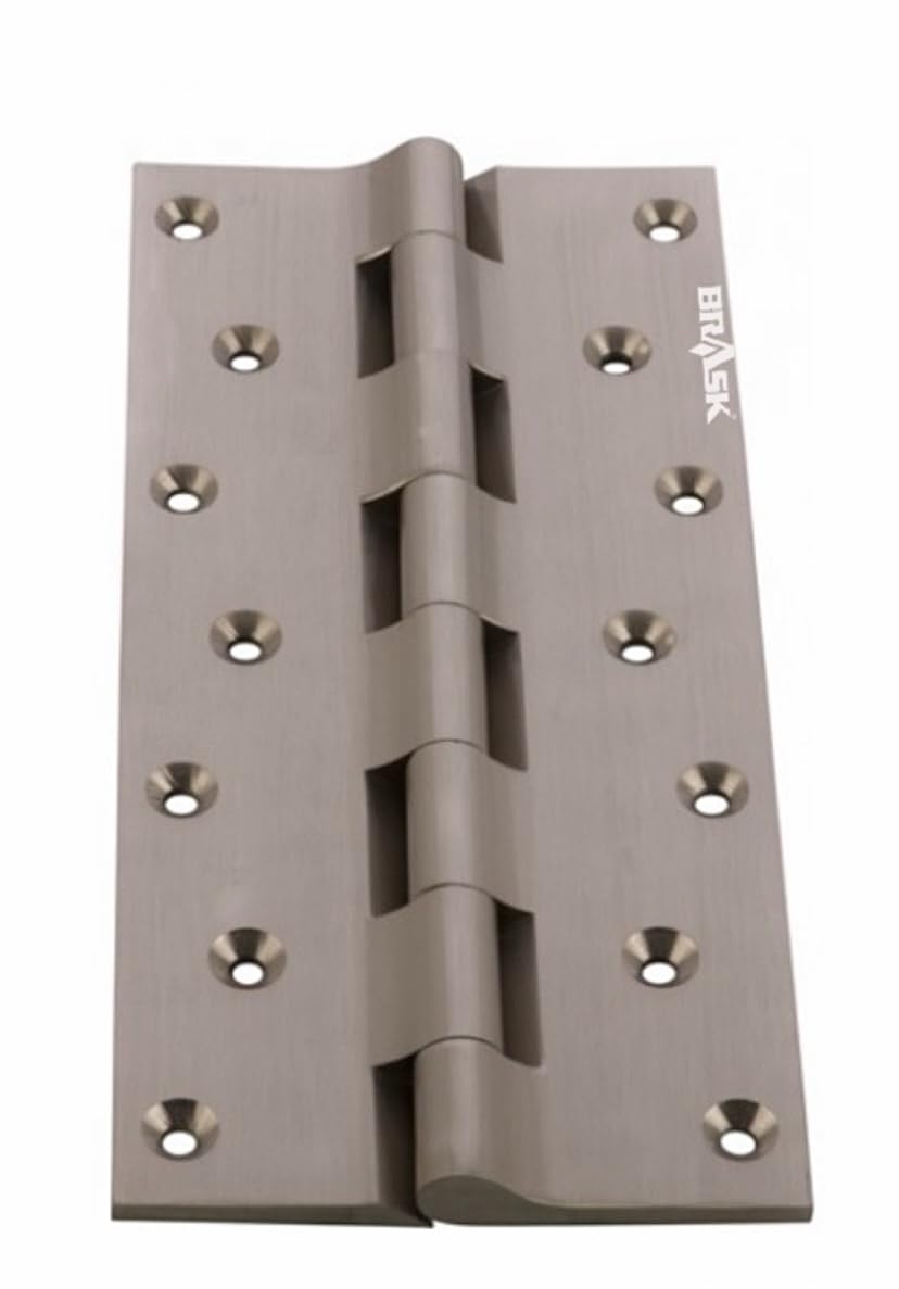 See full amazon price history chart for BRASK Brass Railway Hinges 8" x 1.1/4" x 5/32 (200 mm x 32 mm x 4 mm) Heavy Duty Brass Door Hinges (Silver Satin, 3) BRASK Brass Railway Hinges 8" x 1.1/4" x 5/32 (200 mm x 32 mm x 4 mm) Heavy Duty Brass Door Hinges (Silver Satin, 3) (B0CFVWPHD6) Amazon Price History, Amazon Price Tracker