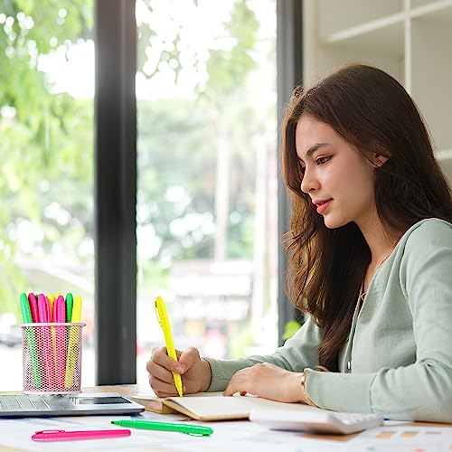 Seajan 120 Pack Highlighters Assorted Colors Highlighter Markers Chisel Tip Highlighter Pens Quick Drying Markers Bulk for Adults Home Office Supplies(Bright Colors)